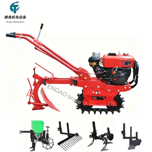 Attrezzatura Agricola di Alta Qualità Modello 180, Coltivatore Agricolo da 9HP, Mini Motozappa con Motore Diesel, Aratro Coltivatore - Product Image 2