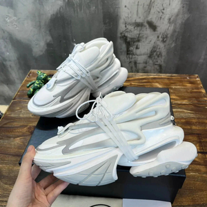 Top Quality Designer Gradient Color Platform <b>Sneakers</b> Patchwork Running Walking Shoes Casual Loafers Thick Sole Lace-Up Flats - Product Image 2