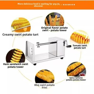 Máquina <span class=keywords><strong>Manual</strong></span> CH107 de Acero Inoxidable <span class=keywords><strong>para</strong></span> Hacer Torones de Patatas, Frutas, Pepinos o Zanahorias - Product Image 2
