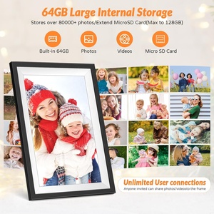 Frameo Digital Picture <b>Frame</b>,10.1 Inch WiFi Digital <b>Photo</b> <b>Frame</b> with 64GB <b>Large</b> Memory, HD IPS Touch Screen for Sharing <b>Photos</b> - Product Image 3