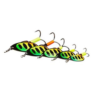 <span class=keywords><strong>Leurre</strong></span> de pêche Yousya 5g 7g en fer, type spinner, avec hameçon pour la pêche au bar, au marlin, à la truite, en eau salée et en rivière - Product Image 2
