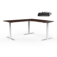 Decontuo — table Stand réglable pour ordinateur portable, support métallique, pour ordinateur de bureau