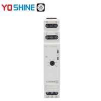 Relais de surveillance de tension triphasé industriel AC 220V-440V, protection contre les pannes de phase et la séquence, type rail DIN