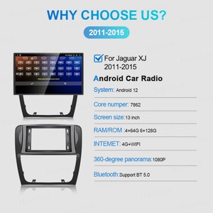 NaviHua 13" Touch Screen Multimedia Android Car Radio for Jaguar XJ XJL 2011 2015 <b>Auto</b> Carplay GPS Navigation Interior Upgrade - Product Image 5