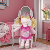 Poupée de chiffon noir fille poupées en peluche douce princesse poupée de chiffon bébé jouet