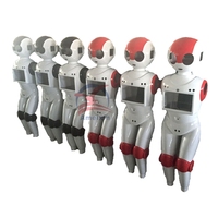 Coque de serveur Robot en plastique ABS, chauffante et personnalisée, usine, Restaurant