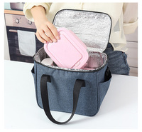 Sac fourre-tout isolé avec logo personnalisé grand sac isotherme à isolation thermique en aluminium sac isotherme pique-nique boîte à lunch