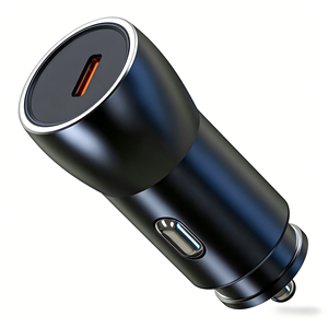 Caricabatterie da Auto USB-C in Lega di Alluminio 30W PD Ricarica Rapida Adattatore Compatto Portatile per Telefoni Cellulari e <span class=keywords><strong>Tablet</strong></span> - Product Image 2