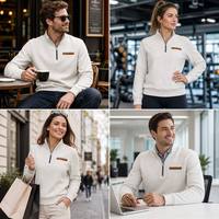 Sweat-shirt à col montant pour homme, personnalisé par le fabricant, décontracté, pour les sports de plein air