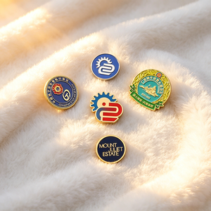 เข็มกลัดโลหะผสมสังกะสีแบบกำหนดเอง พร้อมโลโก้ คริสตัล ไข่มุก เครื่องประดับสำหรับงานพรอม ปาร์ตี้ ชุดทักซิโด้ ผ้าพันคอ โรงงานรับผลิตแบบ OEM ODM - Product Image 3