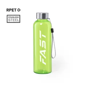 Botella de agua reciclada LECIT RPET, merchandising sostenible - Product Image 1