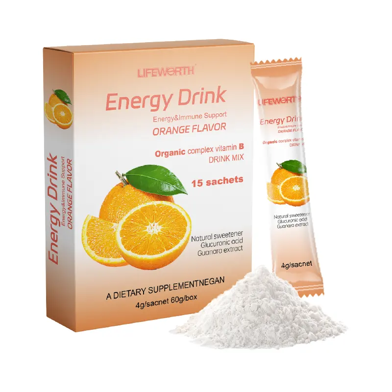 Lifeworth cam phức tạp vitamin B thể thao chất điện giải điện năng lượng uống bổ sung đa vitamin