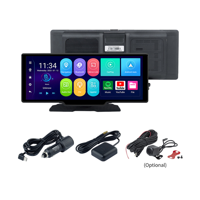 EKIY 10.26 Inch Wireless Carplay Android Wireless Screen Carplay Gps Navigation Universal Portable Carplay Screen Car Dvd Player