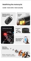 Moto électrique 3 vitesses, batterie 24V, vélo tout-terrain, véhicule avec roues d'apprentissage, télécommande pour enfants, lumière LED, vélo d'équilibre