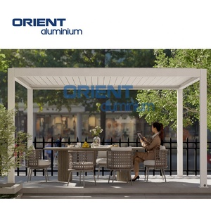 <span class=keywords><strong>Pergola</strong></span> extérieure imperméable, <span class=keywords><strong>pergola</strong></span> de jardin, <span class=keywords><strong>pergola</strong></span> en aluminium motorisée, gazebo extérieur avec verre coulissant - Product Image 5