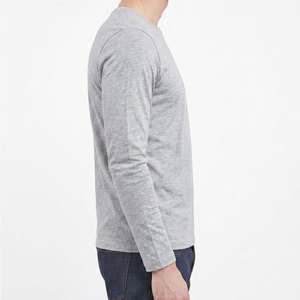 Wholesale New Design OEM Breathable Quick Dry Men T Shirt <b>Top</b> Manufacturer High Quality Round Neck <b>Long</b> <b>Sleeve</b> T Shirt - Product Image 2