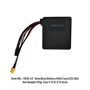 Flytec 18650 3S4P impermeable 12V 20000mAh 20A batería de litio recargable para Flytec V030 V080 tiempo de uso del barco 2-4 horas - Product Image 2