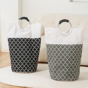 Hộ Gia Đình Quần Áo Lưu Trữ Organizer Giặt <span class=keywords><strong>Hamper</strong></span> Gấp Giặt Giỏ Với Nhôm Vòng Xử Lý - Product Image 1