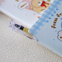 Cuaderno Cuadrado Mini A7 con Diseño de Dibujos Animados, con Bolígrafo, 100 Hojas en Blanco, 80GSM, Papelería Escolar para Niños, Venta al Por Mayor