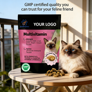 Friandises multivitaminées <span class=keywords><strong>pour</strong></span> chats OEM/ODM, friandises croquantes et crémeuses <span class=keywords><strong>pour</strong></span> <span class=keywords><strong>la</strong></span> santé immunitaire et le soutien articulaire des chats avec des oméga 3, de <span class=keywords><strong>la</strong></span> <span class=keywords><strong>lysine</strong></span> et des probiotiques - Product Image 2