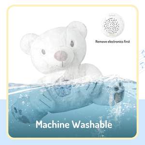 Ours en peluche moelleux Jouets de couchage <span class=keywords><strong>Veilleuse</strong></span> pour enfants Jouet de projection musicale Projecteur de ciel étoilé en coton doux - Product Image 4