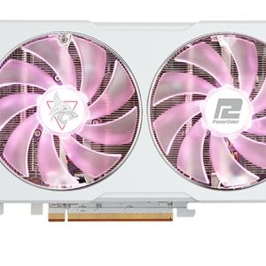 Nouvelle carte graphique de jeu PowerColor Hellhound Sakura RX 6650 XT avec cartes vidéo 8 Go GDDR6 RX6650 XT - Product Image 3