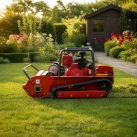 Tondeuse robot RC de haute qualité, moteur diesel 13 CV, autopropulsée, tout-terrain, zéro-turn, pour la tonte sur pentes raides
