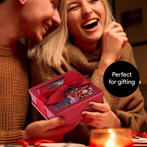 Elegante Caja de Regalo Rígida Roja con Ventana Transparente y Lazo de Satén para Empaque de Regalos Festivos de Primera Calidad - Product Image 4