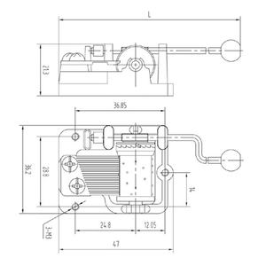 Mouvements de boîte à <span class=keywords><strong>musique</strong></span> personnalisés à manivelle Yunsheng, 18 notes, vente en gros - Product Image 5