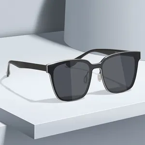 2024 Новые Солнцезащитные очки женские солнцезащитные очки Al-Mg двухцветные поляризационные мужские солнцезащитные очки оптом высокое качество TAC очки