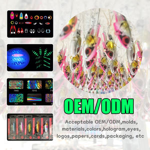 Señuelo de plantilla de metal para pesca de agua salada de caballa, con escala de vientre luminoso UV, gancho auxiliar brillante, gancho Triple - Product Image 4