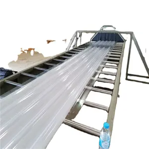 DNUO 제조 섬유 유리 루핑 골판지 투명 시트 유리 섬유 로빙 지붕 섬유 패널 생산 라인