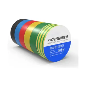 2024 Black PVC Electrically Insulation Tape Quality Reasonable Price Good Non-Flammable Adhesive Tape