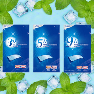 3D 5D 9D bán buôn răng tự nhiên làm trắng Dải Peroxide blanchiment Des vết lõm làm trắng răng sản phẩm nha khoa làm trắng dải - Product Image 1