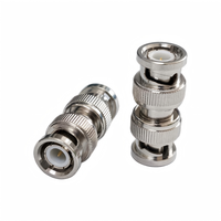 Adaptateur coaxial BNC-JJ à prix d'usine, vente en gros, adaptateur RF BNC mâle vers BNC mâle, connecteur