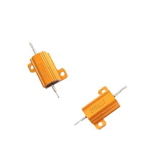 1PCS线绕电阻器10W 25w铝功率金属外壳1 2 3 5 10 12 15 20 39 47 50 68 82 100 1K 10k欧姆负载电阻器 - Product Image 4