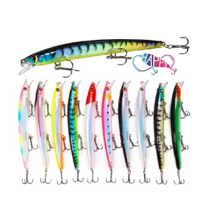 Esche Artificiali Galleggianti da 13,5cm /15,4g, Wobbler Grande per Pesca in Acqua Salata, Esche Dure Artificiali per <span class=keywords><strong>Spigola</strong></span> e Luccio - Product Image 1