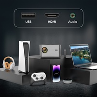 Nuevo Proyector Mini LED para Cine en Casa con Enfoque Automático, Sistema Android 9, Full HD 1080P, 350ANSI Lúmenes y Soporte