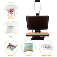 VeSub T-shirt plat traditionnel à clapet bon marché Sublimation Heat Pres Machine 40*60