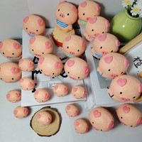 Décoration rustique en bois massif, ornement cochon du zodiaque avec écharpe, décoration de bureau, cadeau d'anniversaire ou de remise de diplôme pour elle
