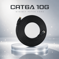 Cordon de raccordement Cat6A Cat6 UTP FTP SFTP sans emmêlement plaqué or 8P8C CCA pour commutateur PoE et caméra IP – Fabricant fiable