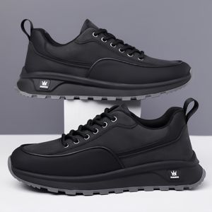 Zapatillas Deportivas de Plataforma con Cordones de Cuero <span class=keywords><strong>para</strong></span> Mujer, Ligeras, con Brillo Metálico, Estilo Casual <span class=keywords><strong>para</strong></span> Caminar - Product Image 5