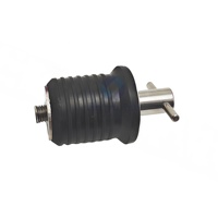 Nouveau bouchon de vidange transversal fileté en acier inoxydable 304 poli miroir pour pont marin, kayak et jet ski