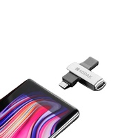 KODAK 2 en 1 OTG Pen Drive Metal Usb3.2 Flash Drive 2 en 1 Memory Stick USB a tipo USB- C USB 3,2 Pendrive K273