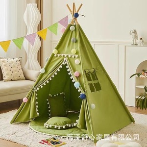Tiendas personalizadas para niños casa de juegos <span class=keywords><strong>tipi</strong></span> plegable interior con bola de tela - Product Image 5