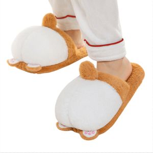 Chaussons amusants pour gros chiens Corgi Chaussons d'intérieur chauds <span class=keywords><strong>en</strong></span> coton Vente <span class=keywords><strong>en</strong></span> gros <span class=keywords><strong>Grossiste</strong></span> de <span class=keywords><strong>chaussures</strong></span> souples durables personnalisées - Product Image 1