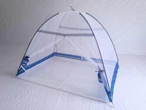 Tente moustiquaire intérieure portable-Auvent en maille légère 200x180x145CM Motif brodé <span class=keywords><strong>de</strong></span> forme ronde pour le <span class=keywords><strong>camping</strong></span> à la maison - Product Image 2