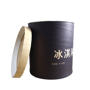 ถังกระดาษใส่ไอศกรีมกันรั่วซึมเคลือบ PE, ภาชนะกันไขมัน 6.2 กก., ใช้ในเชิงพาณิชย์สำหรับบรรจุภัณฑ์แบบซื้อกลับบ้านและขายปลีก CH - Product Image 3