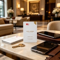 Tarjeta de Hotel Personalizada, Impermeable, de PVC, sin Contacto, con Chip RFID y NFC de 13.56MHz, para Tarjetas de Negocios y Membresía