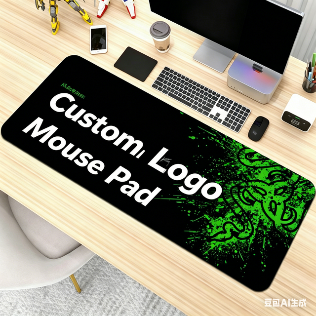 Rubber Mouse Pad Anti Slip Office Gaming Mouse Mat Customized Logo Washable Large Mouse Pads